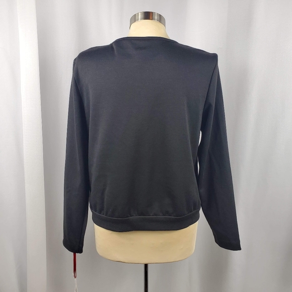 🆕️ Ruby Rd Mesh Front Zip Up - NWT - Sz 8 - Picture 4 of 7